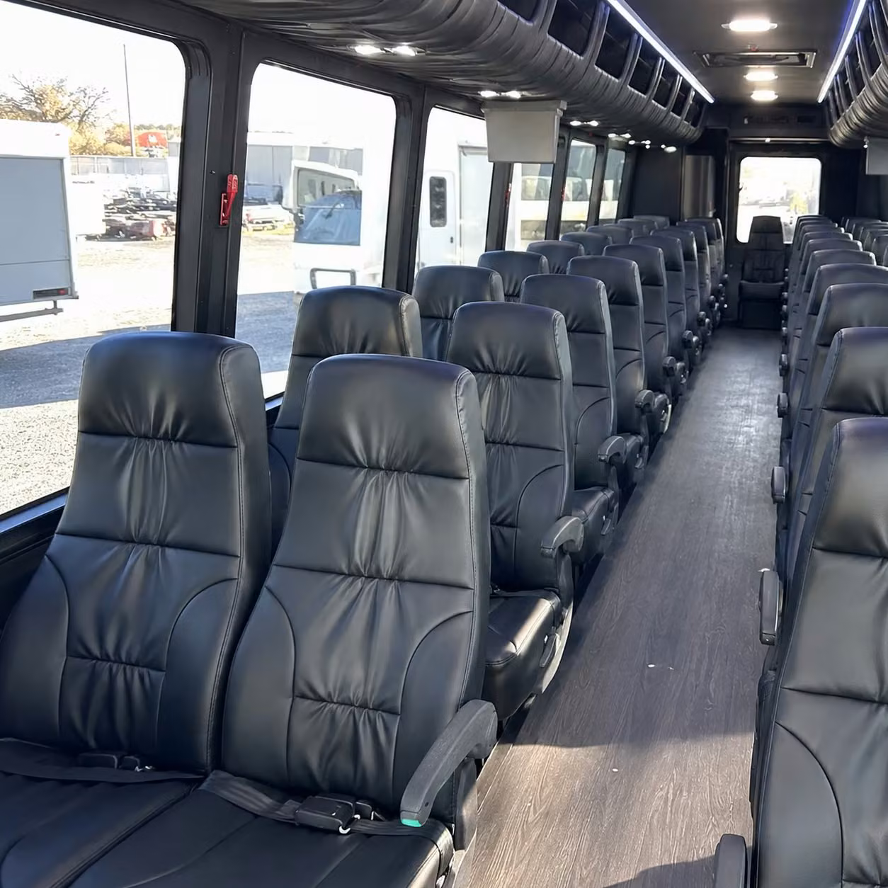 25 passenger minibus interior