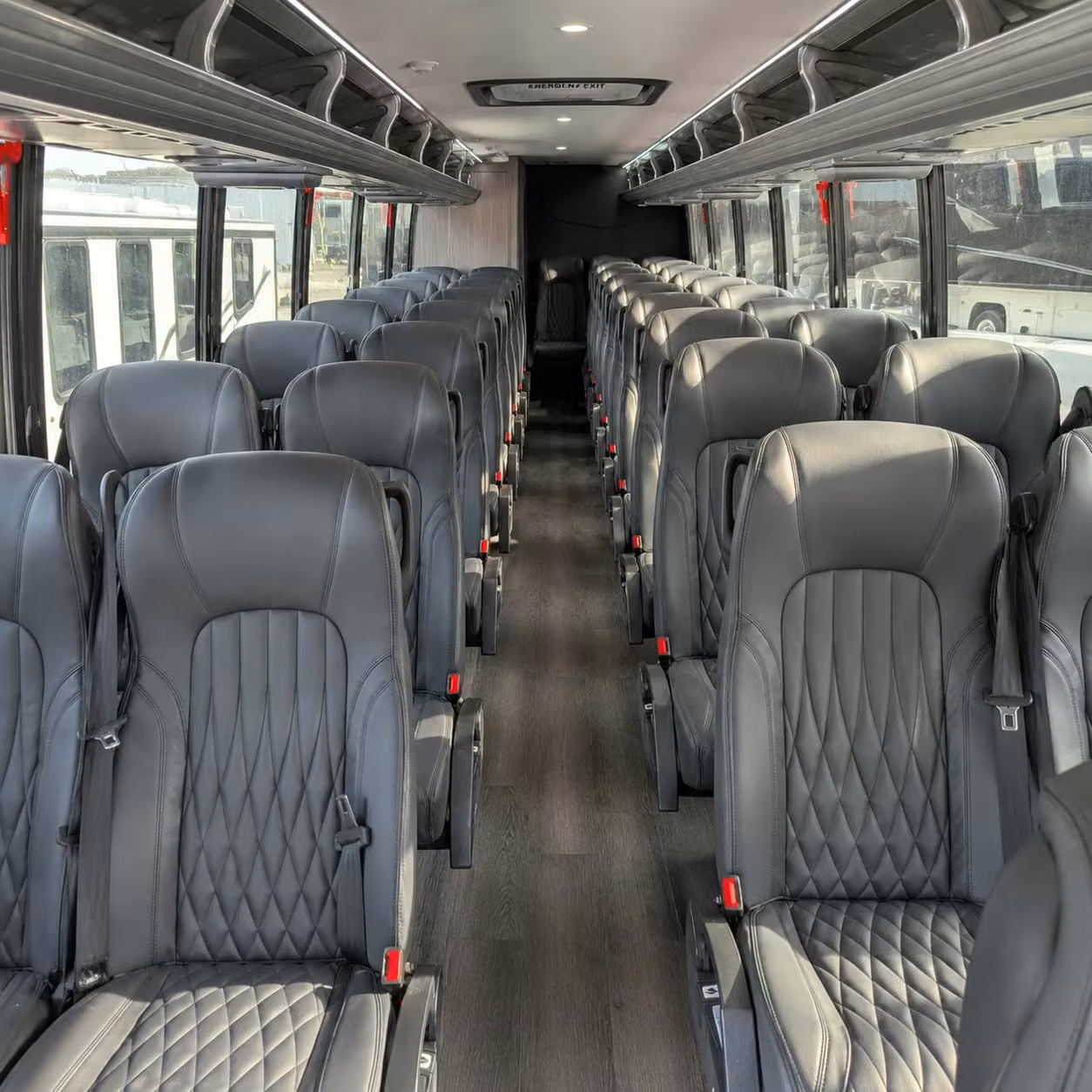 28 passenger minibus inside