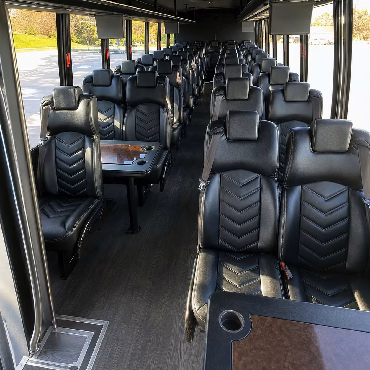 28 passenger minibus interior