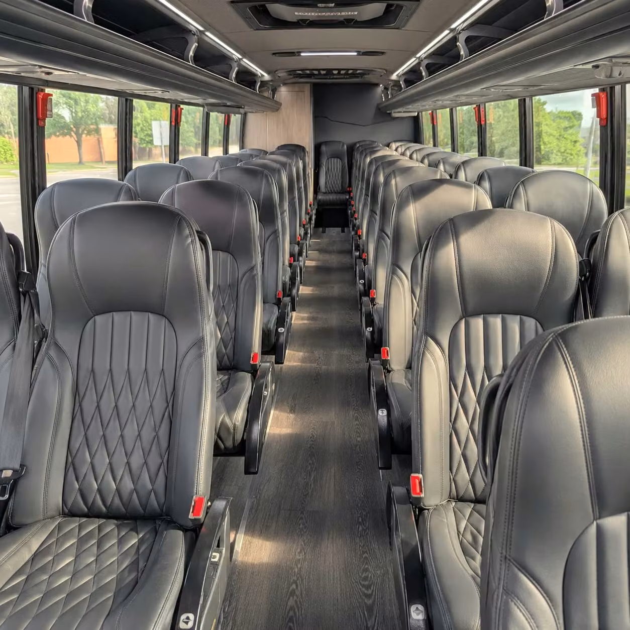 35 passenger minibus inside