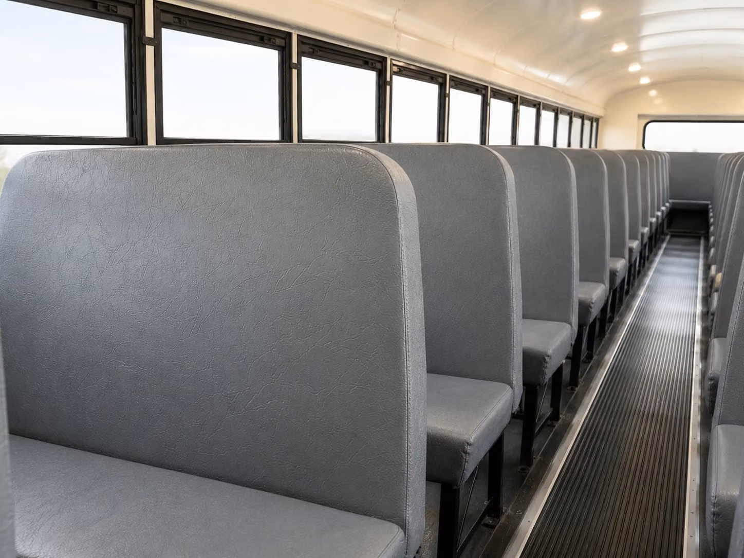 school bus interior