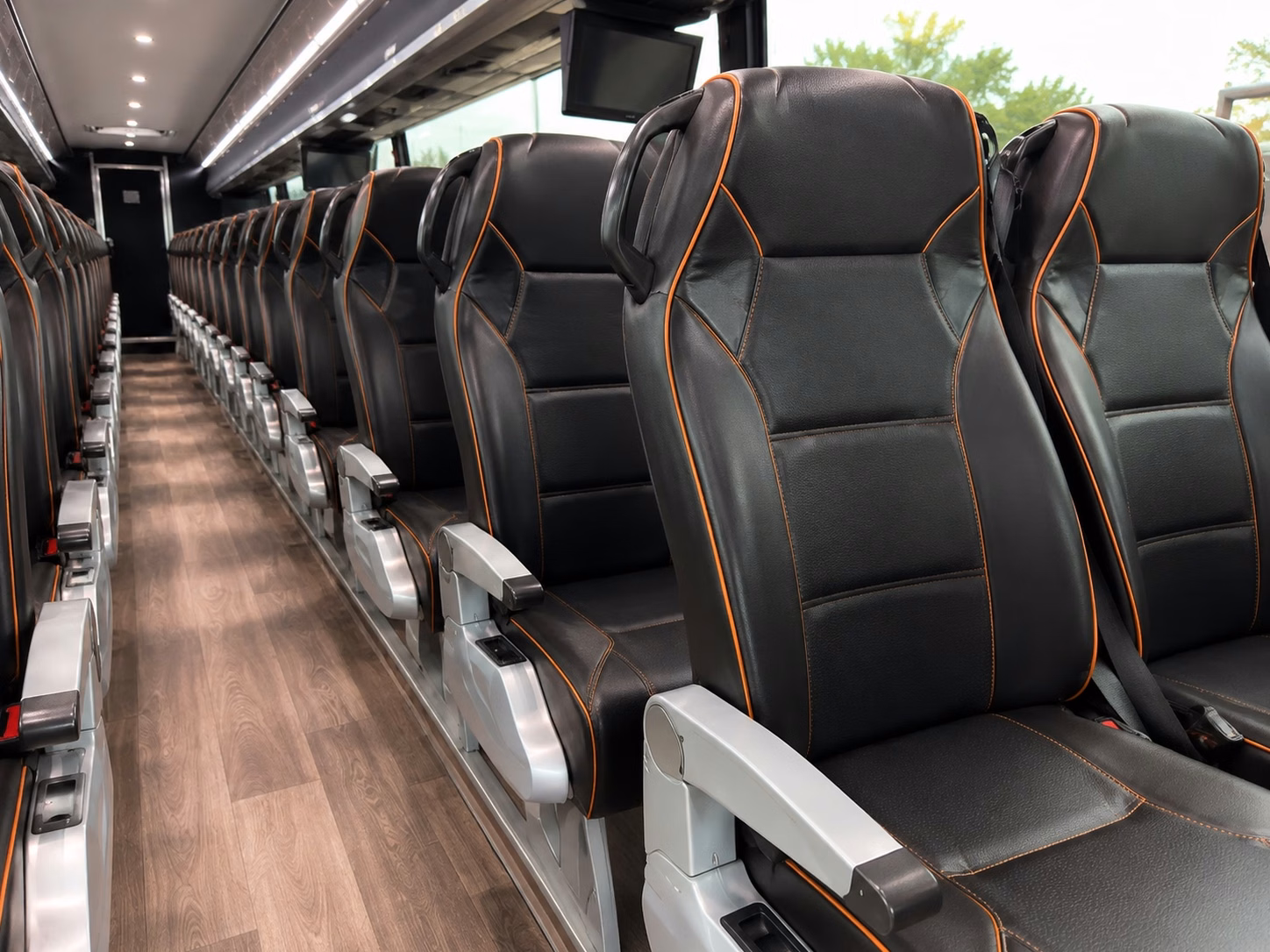 st paul charter bus inside
