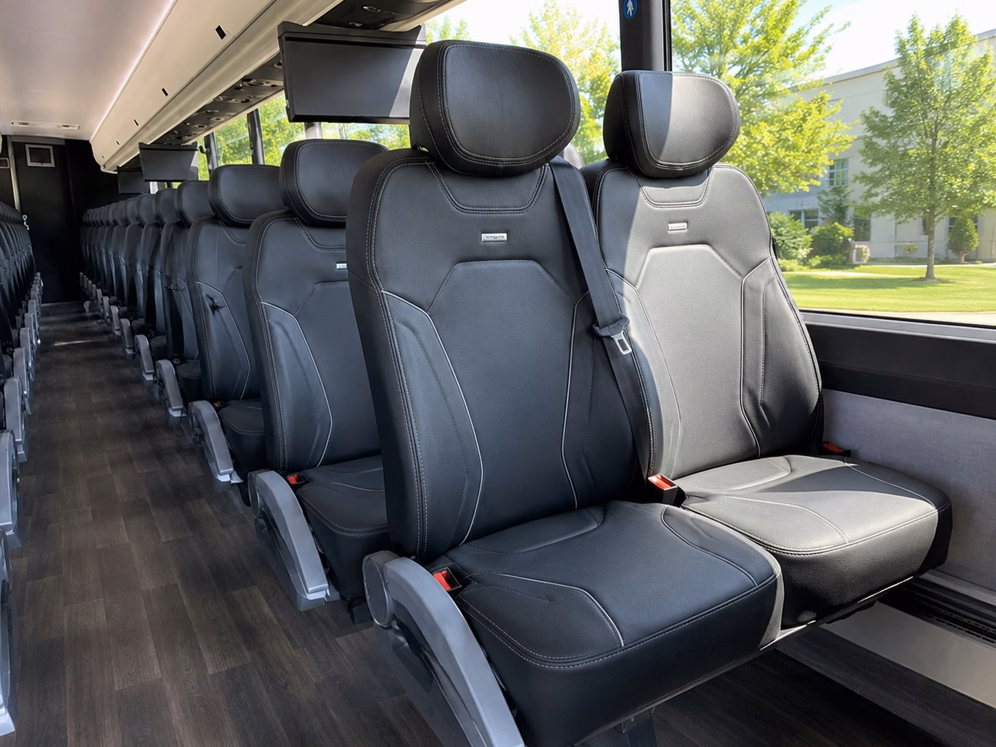 st paul charter bus rental inside